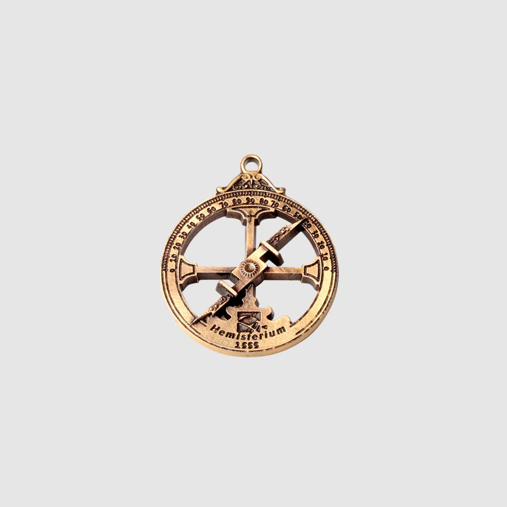 Brooch, Miniature, Nautical Astrolabe, Hemisferium, Fashion Jewellery, elegant, accessory