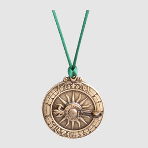 
                  
                    Load image in gallery viewer, Pendant, Miniature Sundial Medal, Historical Reproduction, Costume Jewellery & Science, Collectible, Collectibles
                  
                