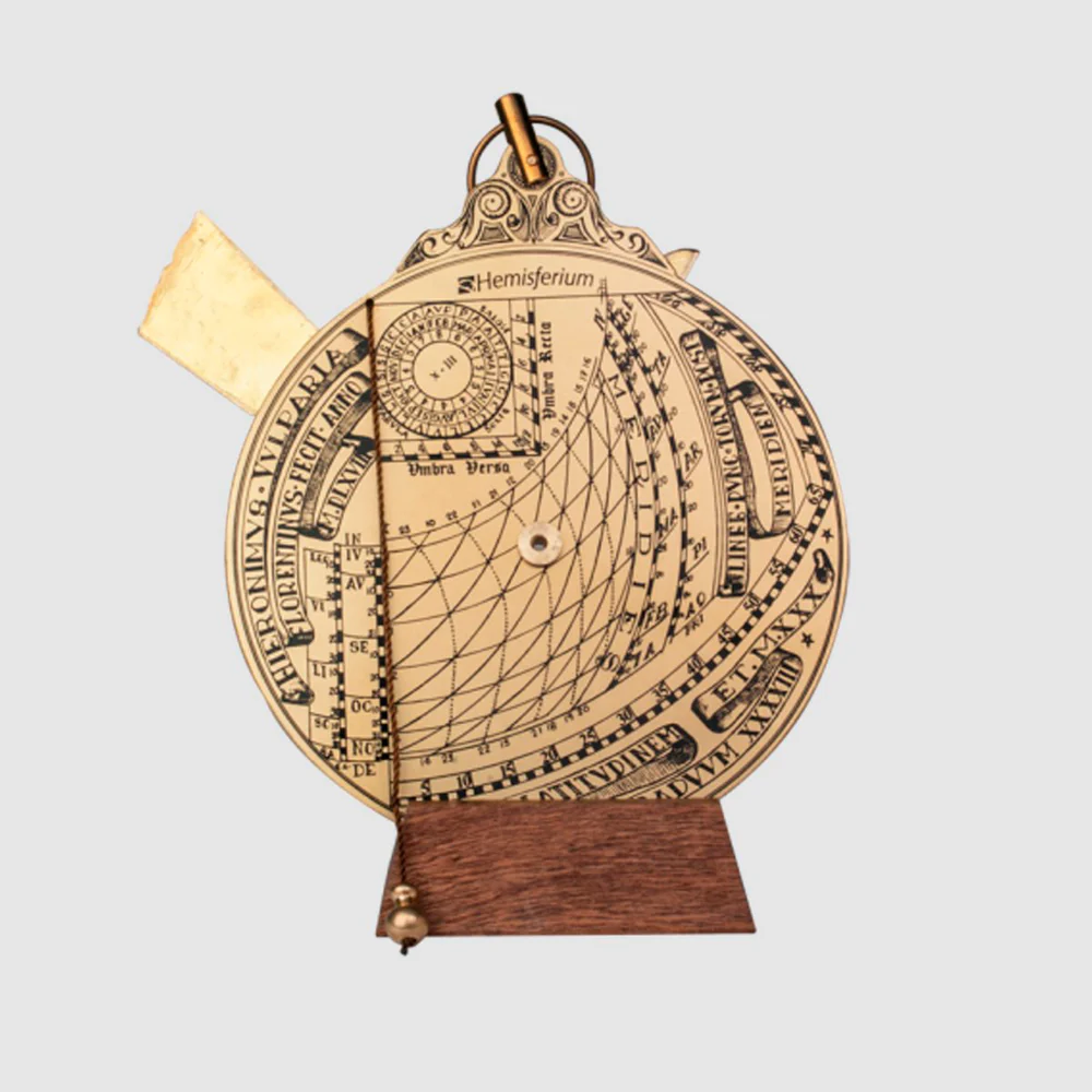 Nocturnurnal-Hemisferium, Sundial, Navigation Instrument, Astronomical Observation, Crafts for collectors, Handicraft for collectors