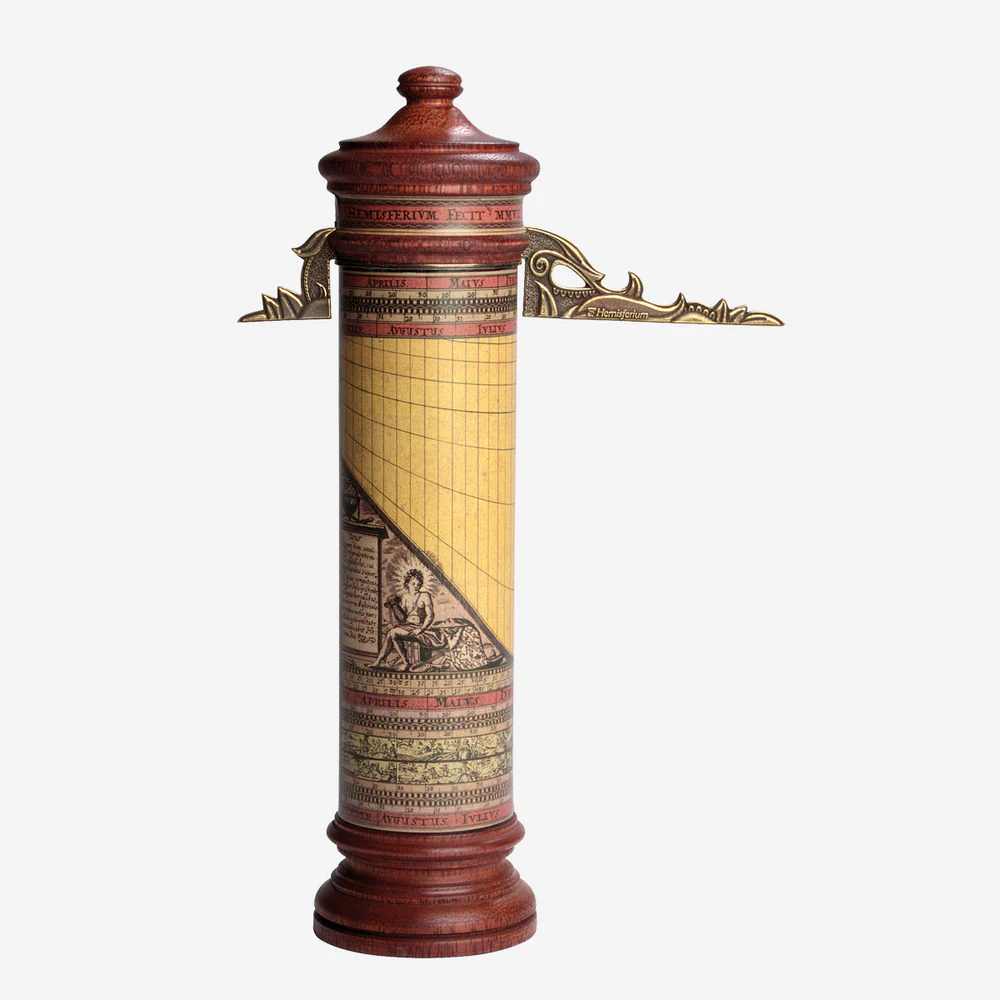 Vertical Sundial, Handmade reproduction, portable, collector's item, History & Science, Cabinet Instrument, Craftsmanship, History & Science, Cabinet Instrument